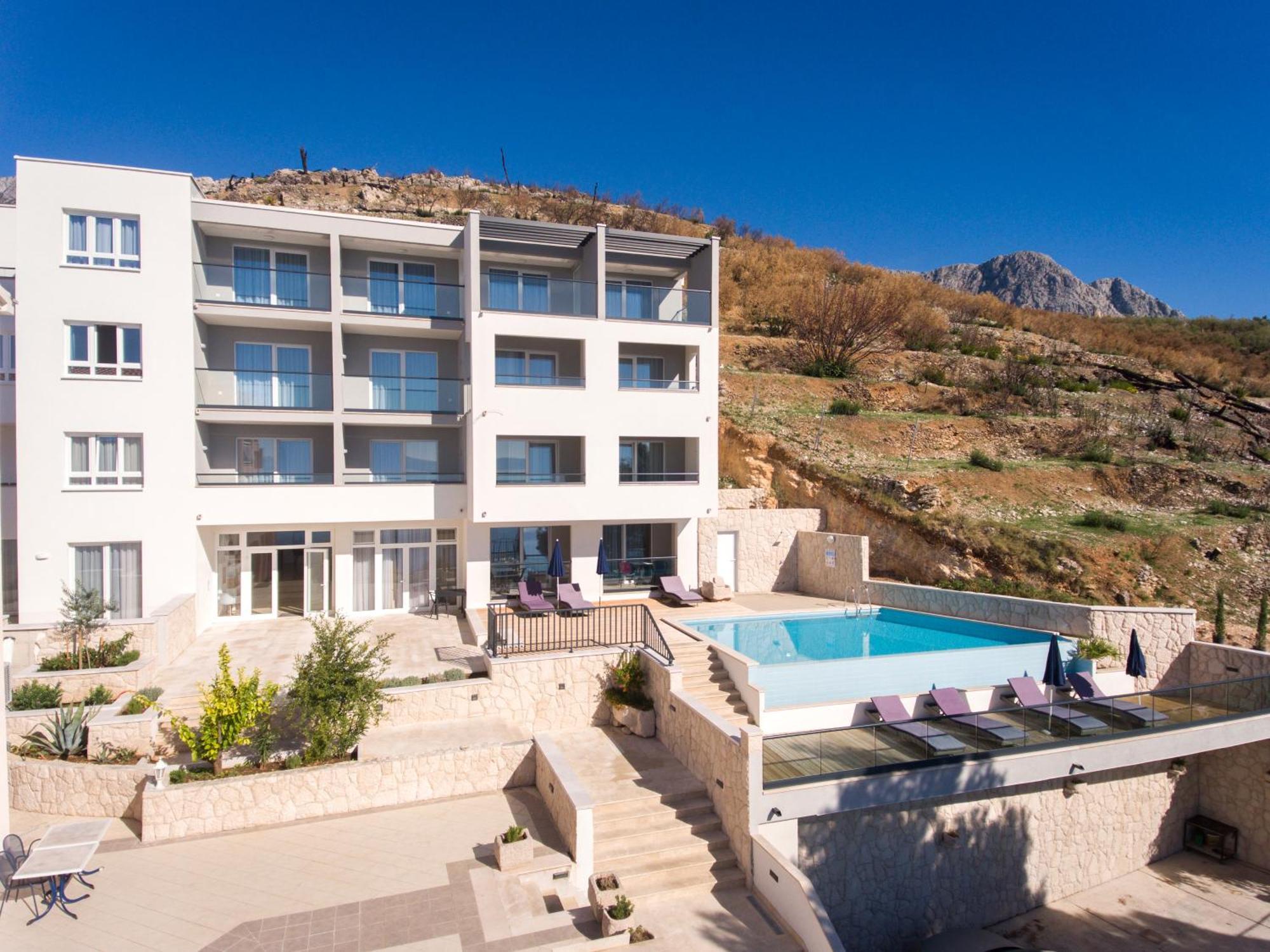 Villa Cascada Podgora Exterior foto